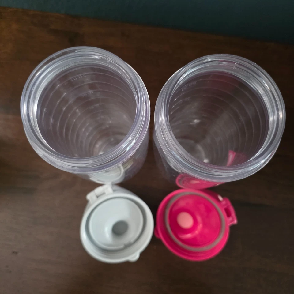 LOT of 2 Tervis 24 oz Breast Cancer Awareness Pink / Hammock Beach Water Bottle - Image 2 of 4