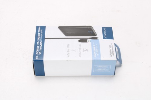 Insignia NS-PC25HDE 2.5" SATA to USB-C HDD Enclosure Black - NEW - 第 2/3 張圖片