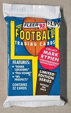 Fleer '92 Football Trading Cards Limited Edition Sealed Pack 32 Cards NFL