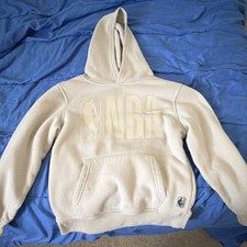 NBA Boys Beige Fleece Pullover Hoodie Long Sleeve Size 8