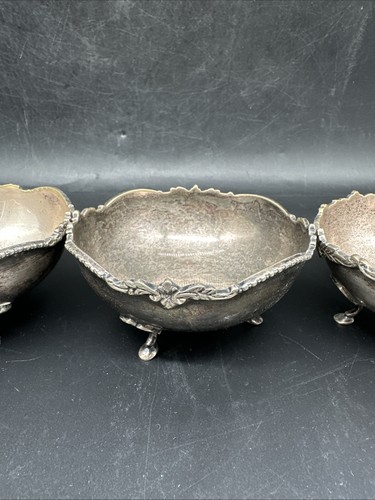 3 Jugendstil Versilberte Schalen um 1900 I.20 - Bild 2 von 8