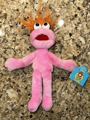 Rare 1997 Jim Henson Applause Plaza Sesamo Sesame Street Lola Plush NEW 