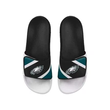 Philadelphia Eagles NFL FOCO White Gradient Sandal