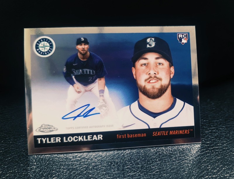 2025 Topps Chrome Platinum #CPA-TL Tyler Locklear Rookie Autograph On Card
