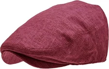 Epoch Hats Men's Linen Flat Ivy Gatsby Summer Newsboy Hats Premium Headwear