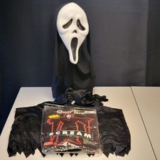 Ghost Face Scream Costume Mask Shroud Robe Boy Girl upto 12 Foam 1997 Movie OSFM