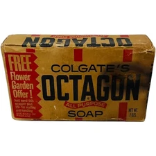 COLGATE’S OCTAGON ALL-PURPOSE SOAP NET WT 7 OZ Colgate-Palmolive NOS