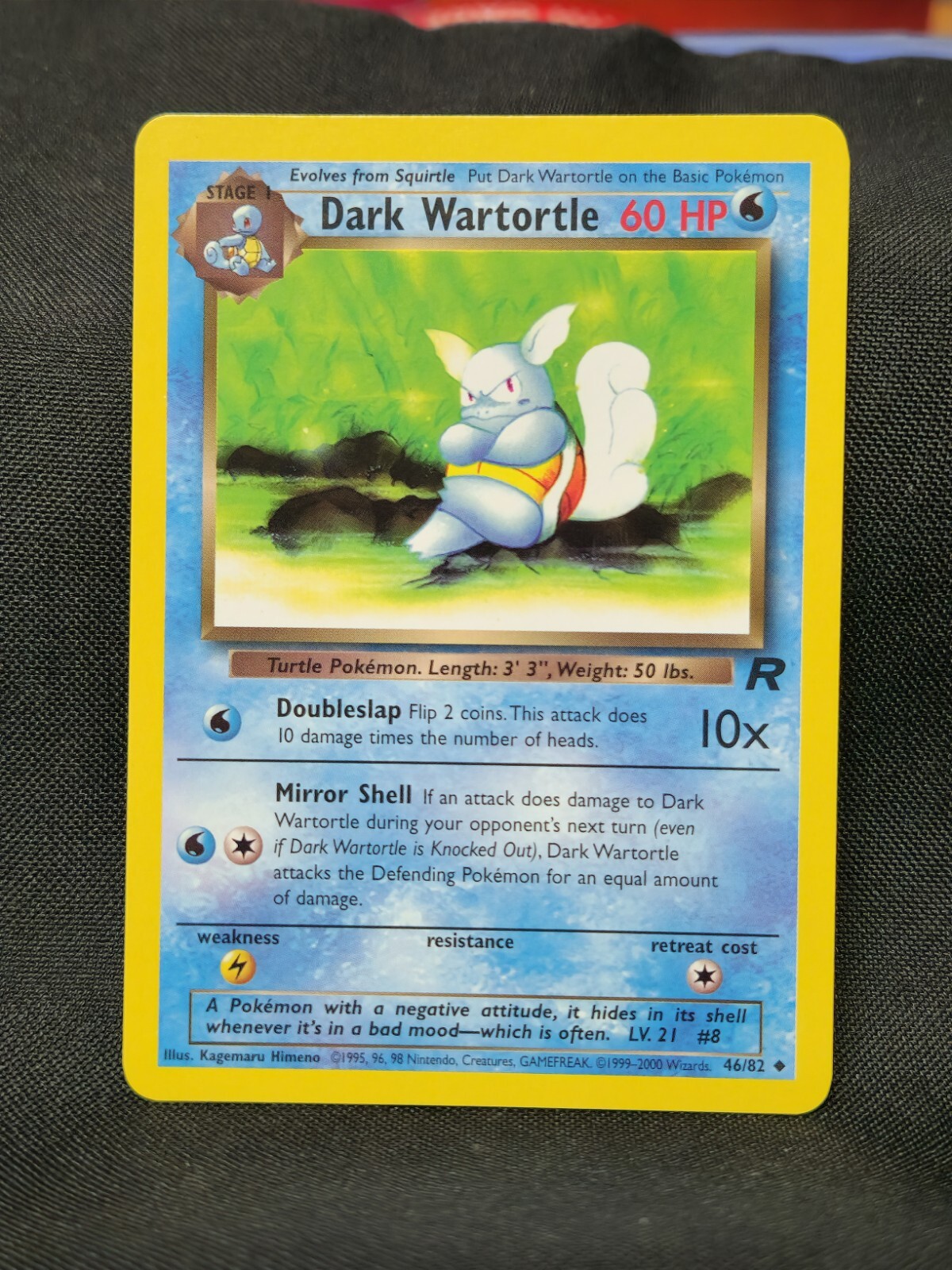 Pokemon - Dark Wartortle 46/82 - Team Rocket NM