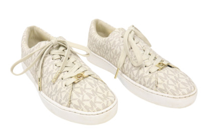 Michael Kors KEATON LACE UP Schuhe Damen (US) 7 Gummi Außensohle Sneakers