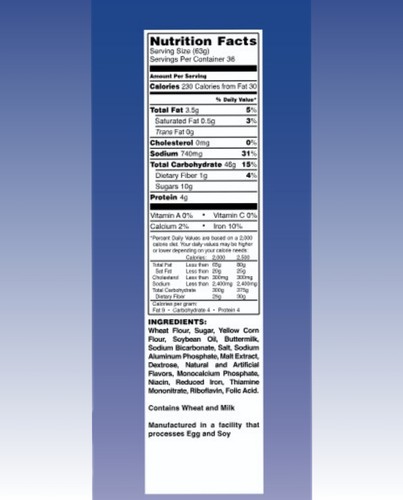 Waffle World Complete Waffel Mix Pfannkuchen Mix Fügen Sie einfach Wasser hinzu 5 Pfund Beutel 6er Pack - Bild 4 von 4