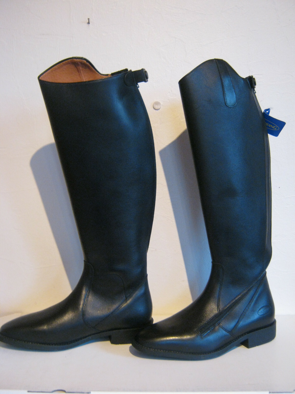 Reitstiefel Euroriding Lateral ZIP-STD Neu m Karton Größe 8 (42) H48 W38 schwarz