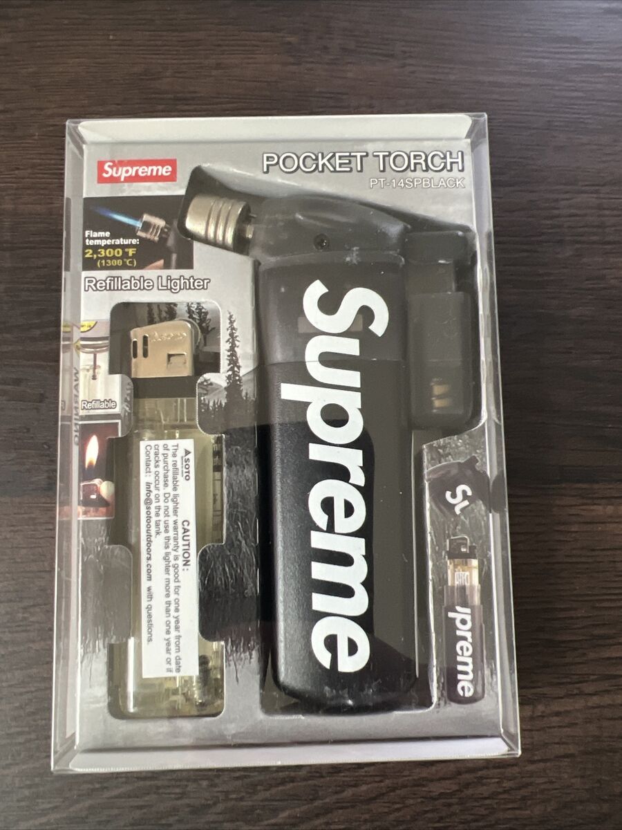 Supreme Soto Pocket Torch FW23 Black IN HAND | eBay Supreme Soto Pocket Torch FW23 Black IN HAND | eBay