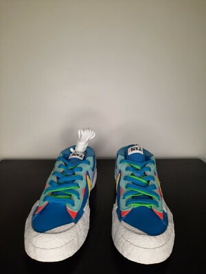 Kaws x Sacai x Nike Blazer Low “Neptune Blue” Size 7 Men 8.5 Women