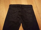 WOMENS HUDSON SKINNY STRAIGHT BLACK DENIM JEANS SIZE 25 (26 X 30) EUC — photo 3