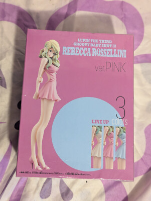 LUPIN THE THIRD GROOVY BABY SHOT III REBECCA ROSSELLINI PINK BANPRESTO 2016 NEU