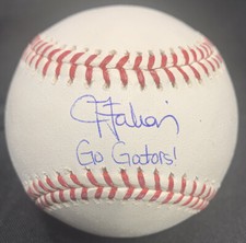 JUD FABIAN SIGNED ROMLB BASEBALL INSCRIPTION 