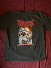 Regurgitate Black T-Shirt Cotton Full Size Unisex S-5XL