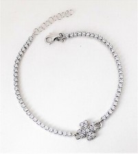 Bracciale donna tipo tennis con quadrifoglio Zoppini H1639_0044