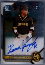 2022 Bowman Chrome 1st On Card Auto Rosman Verdugo Auto San Diego Padres #CPA-RV