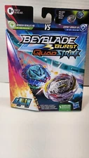 Beyblade Burst QuadStrike Gambit Dragon D8 and Ambush Achilles A8 Dual Pack,
