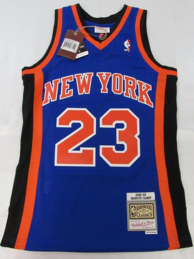 98-99 Marcus Camby #23 New York Knicks Mens Mitchell & Ness