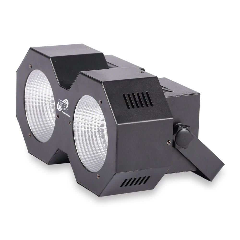 ETEC LED Audience Blinder AB100 COB 2x50 Watt warmweiß DMX Effekt Bühne Club DJ