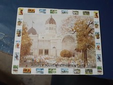 vintage ausipex souvenir exhibition card nauru