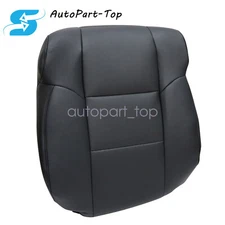 For 2009 to 2014 Acura TSX Driver Side Top Replacement Leather Seat Cover Black