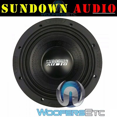 SUNDOWN AUDIO SD-4 8 D4 CAR 8'' 400W RMS DUAL 4-OHM SUBWOOFER BASS SPEAKER NEW