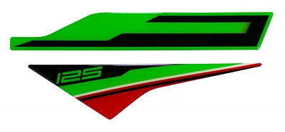 Kit Graphique Protection Chaîne Autocollant Vert Compatible pour Kawasaki Nin... - Photo 1/4