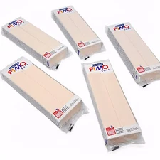 FIMO Soft 454g Polymer Modelling Clay - Oven Bake Clay - Set of 5 Flesh