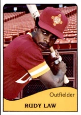 1979 Albuquerque Dukes TCMA #19 Rudy Law San Jose California CA NM Baseball Card