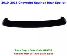 2010–2015 Chevrolet Equinox Rear Spoiler w/ Third Brake Light OEM Black WA8555