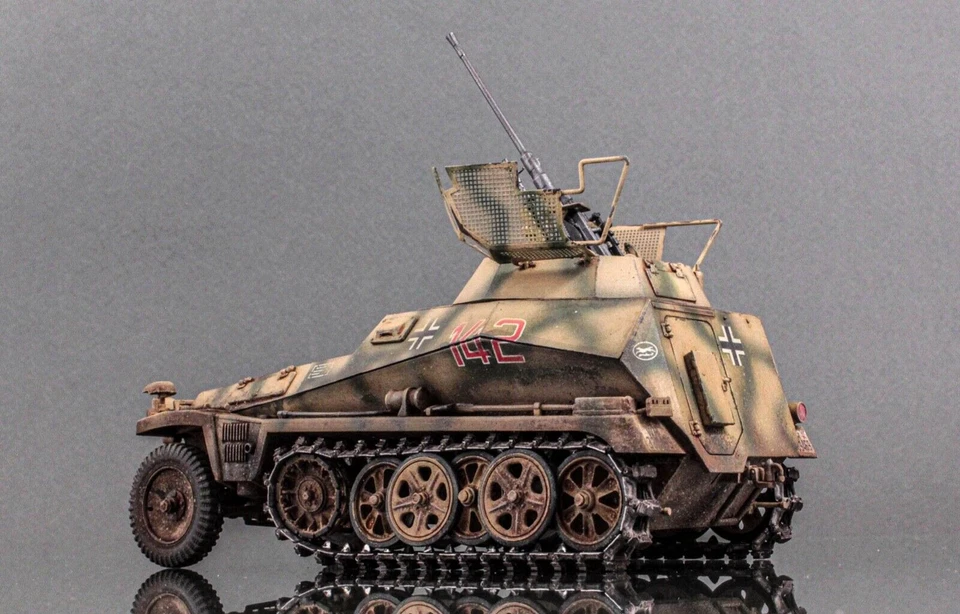 WWII Pro-build 1/35 Sd. kfz. 250/9 - Image 3 of 4