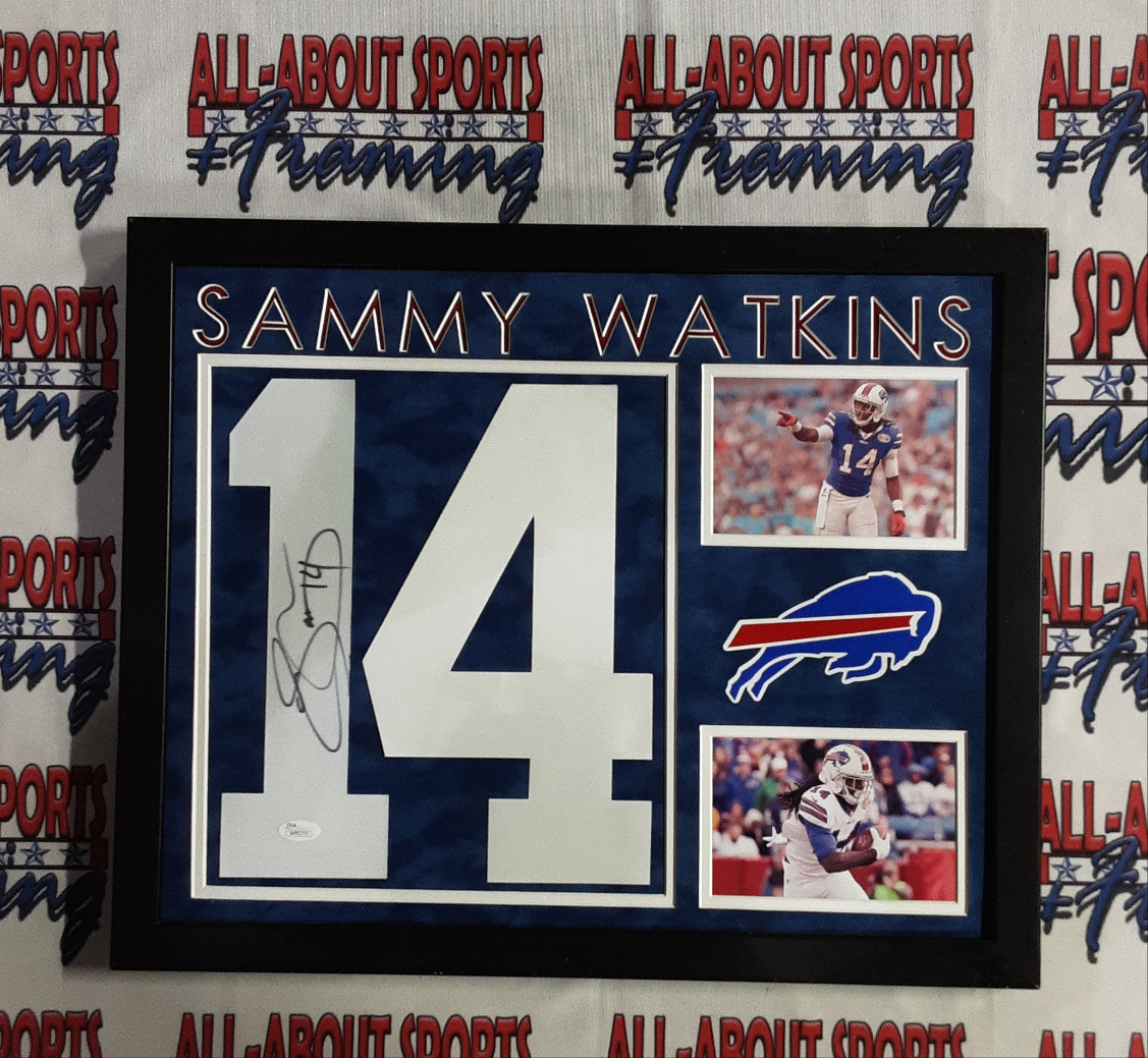 Sammy Watkins Authentic Signed Framed Jersey Number Autographed JSA 