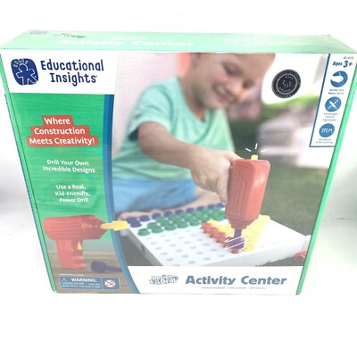 Educational Insights Design & Drill Activity Center Nib Box Wear