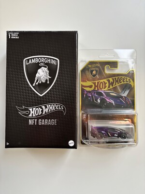 Hot Wheels NFTGarage Lamborghini Veneno NEW ULTRA RARE (only 1619 worldwide)