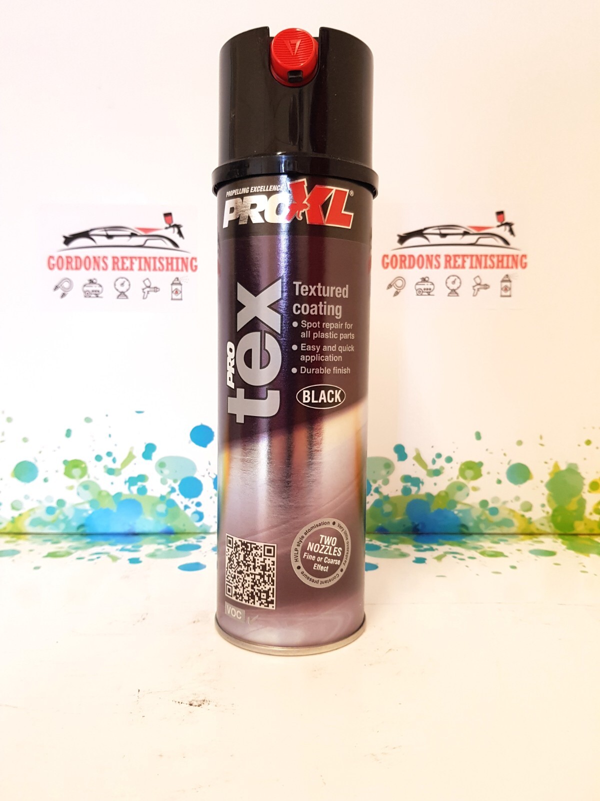 PROXL ProTex Texture Bumper Paint Black 500ml Aerosol Spray Paint