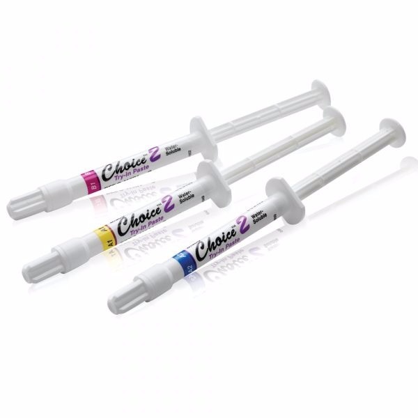 Bisco Choice 2 Veneer Single Syringe Water-Soluble Try-In Paste (2 Gm