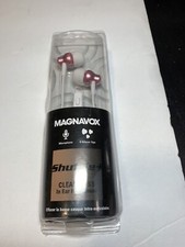 Magnavox Black In-Ear Silicon Earbuds with Microphone MHP4851RG