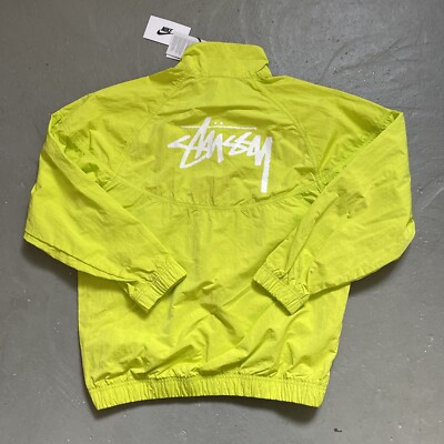 Nike x Stussy 2020 Windrunner Jacket Bright Cactus (CT4310-308) XS
