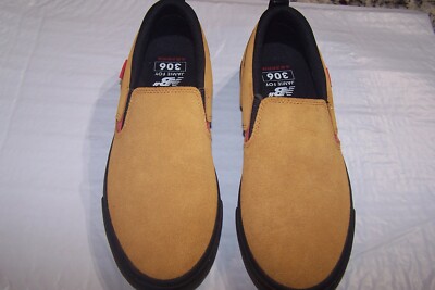 New Balance Numeric 306 Jamie Foy Slip On Mens Sz 8 Wheat Skate Lifestyle Shoe