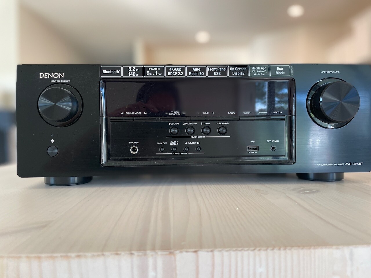 Denon AVR S510BT 5.1 Channel 140 Watt Receiver 883795003674 eBay