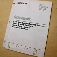 Caterpillar D3C D4C 931C 935C Tractor Crawler ELECTRICAL System Schematic Manual