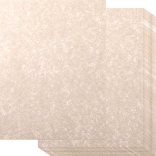 200 Sheets Old Age Parchment Paper 8.5 X 11 Inch Standard Letter Vintage Colored