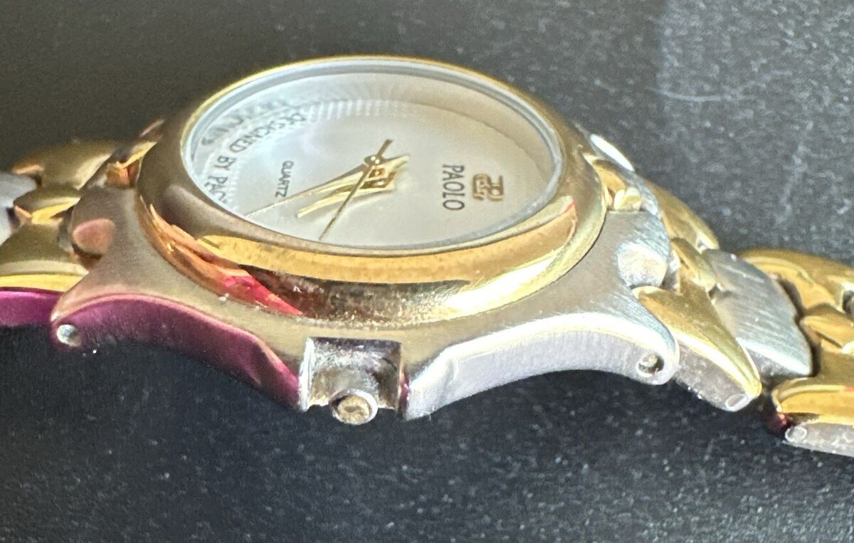 Paolo Designed by Paolo Gucci 790TS Two-Tone Quartz Watch Paolo Designed by Paolo Gucci 790TS Two-Tone Quartz Watch