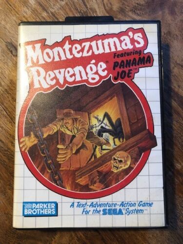 Montezuma's Revenge Sega Master System Video Game Complete with Manual - Imagen 1 de 5