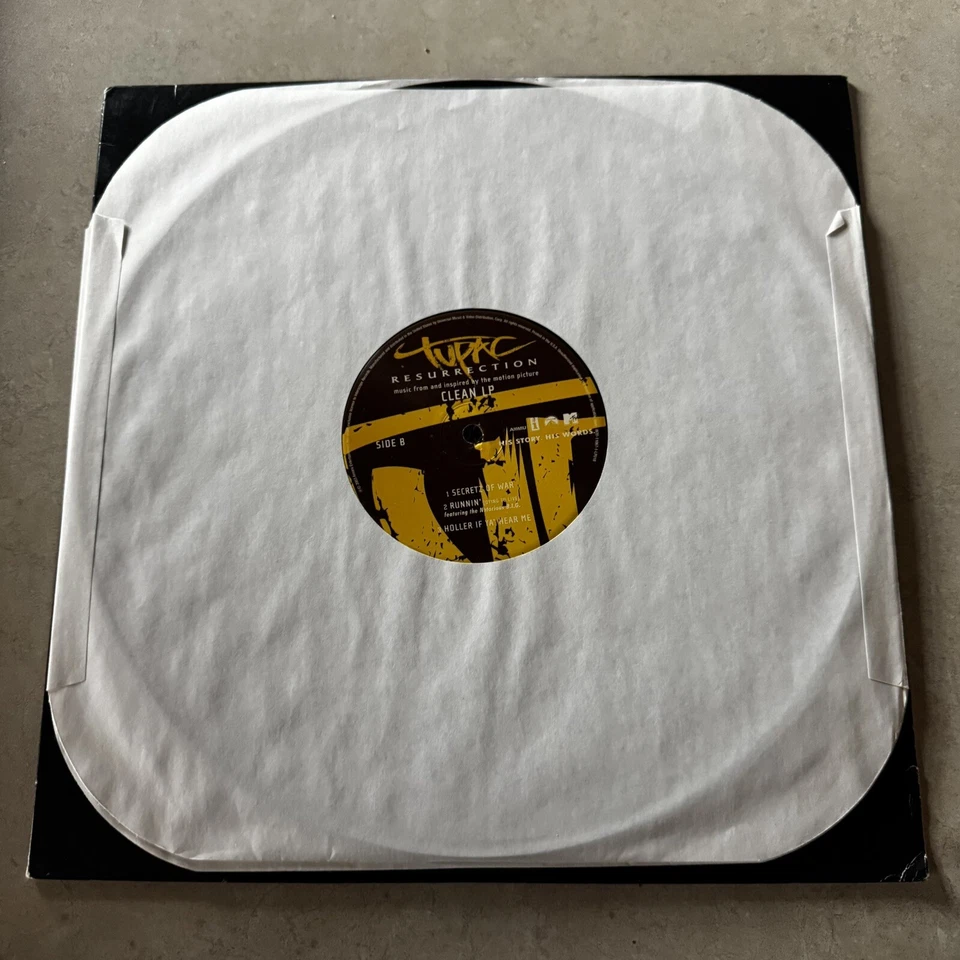 Tupac Resurrection Vinyl Album Clean Version Promo 2LP Eminem BIG 50 Cent Foto 3 de 4