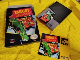 Target Renegade Nintendo NES CIB Box New Open Collectors Condition