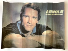 Arnold Schwarzenegger vintage poster 1990s Ukraine 58x43cm